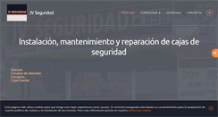 Desktop Screenshot of jvseguridad.es